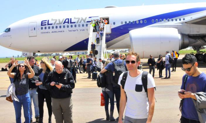 MORE TOURISM PROMOTIONS MORE TOURISTS JETTING IN AS I SPEAK 230 ISRAELS JET IN